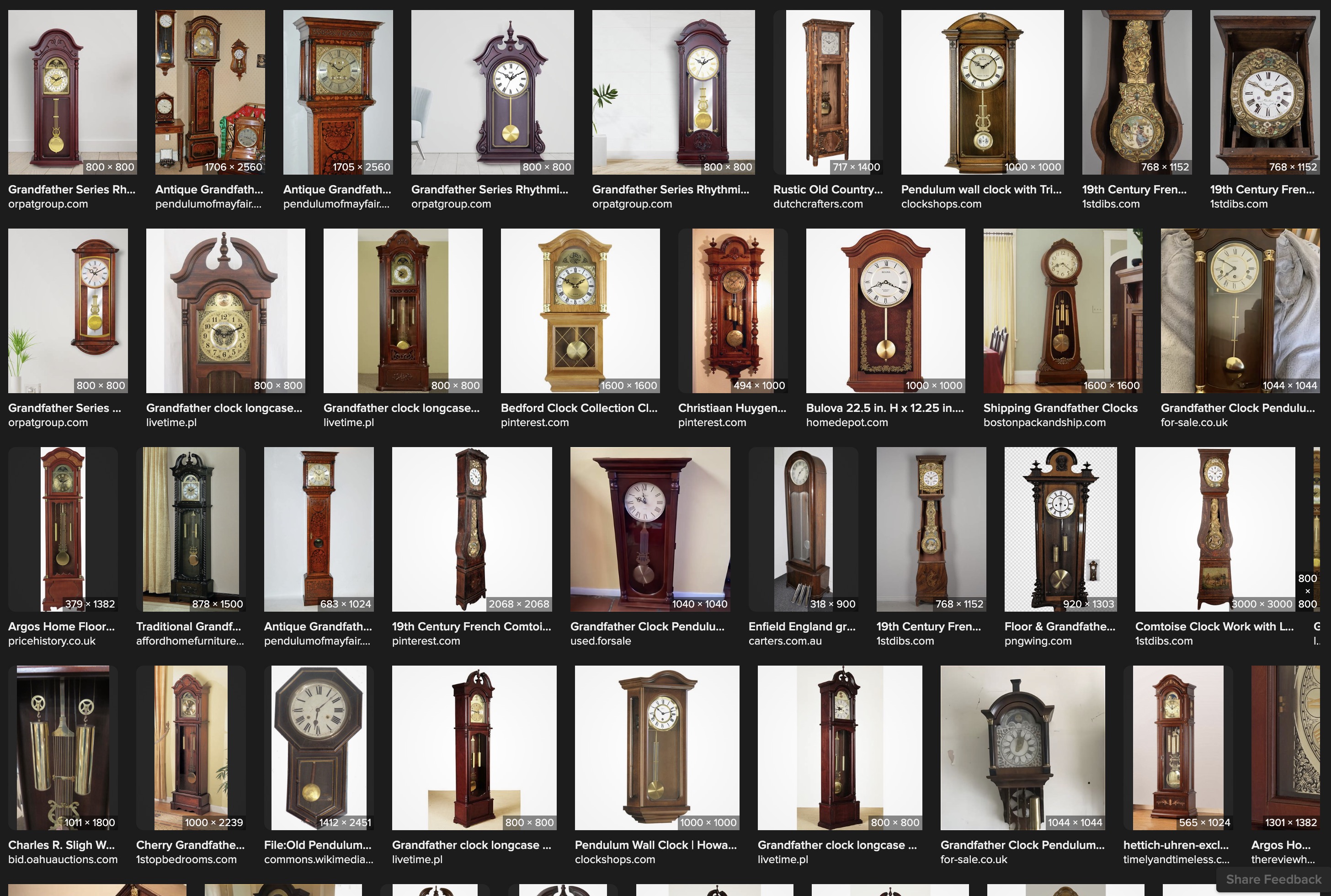 Grandfather clocks