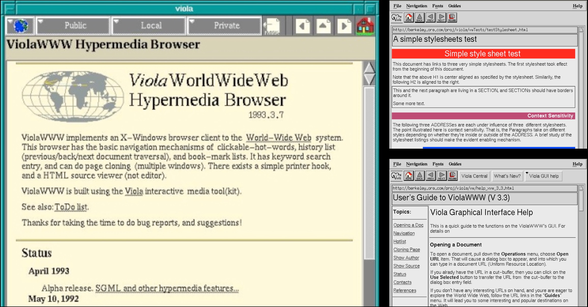 the viola browser