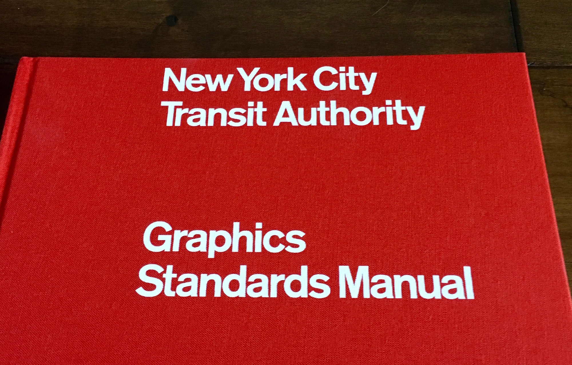 New York City Transit Authority Graphic Standards Manual