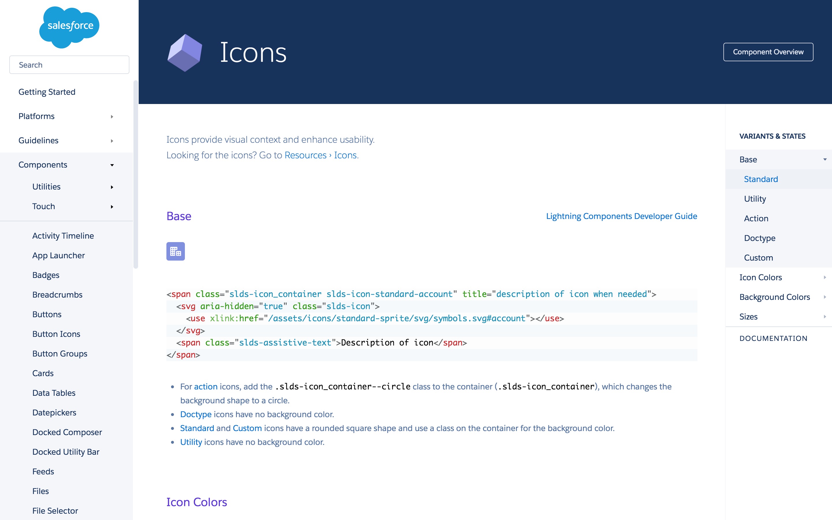 LDS icons with markup