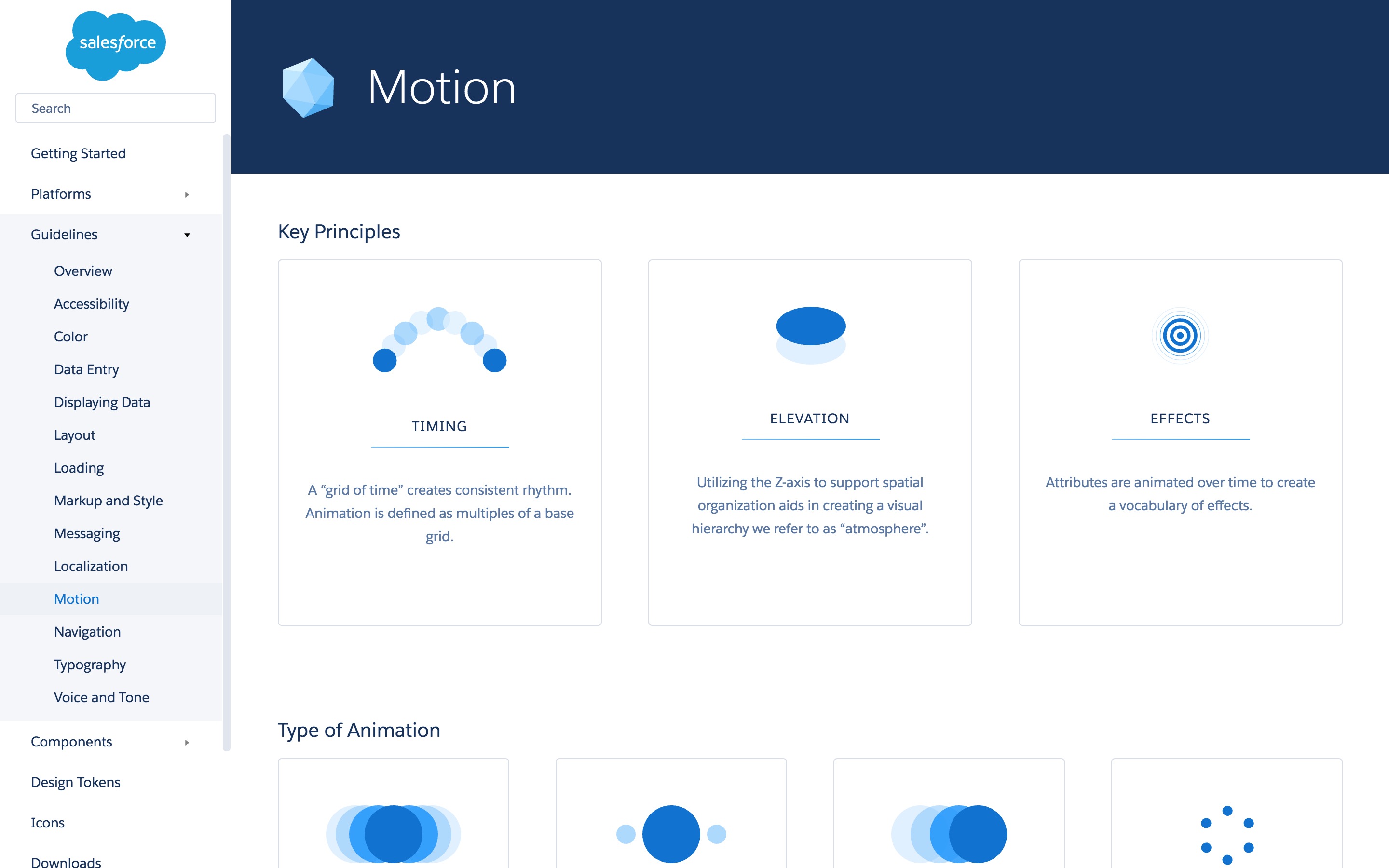 Salesforce LDS Motion System